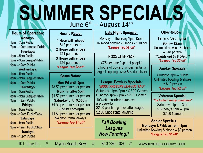 June Specials