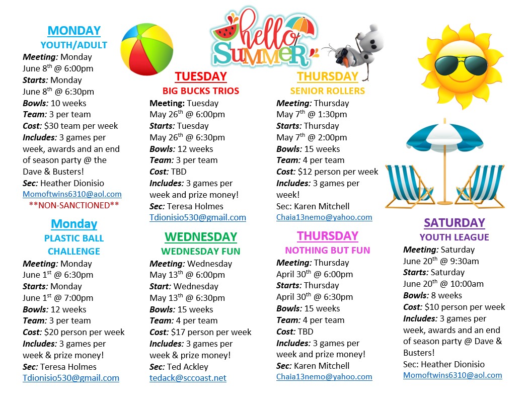 LEAGUES Myrtle Beach Bowl Myrtle Beach, SC 29577