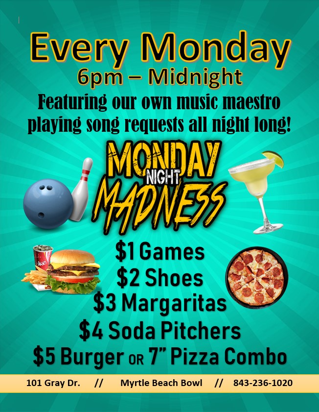 SPECIALS Myrtle Beach Bowl Myrtle Beach, SC 29577