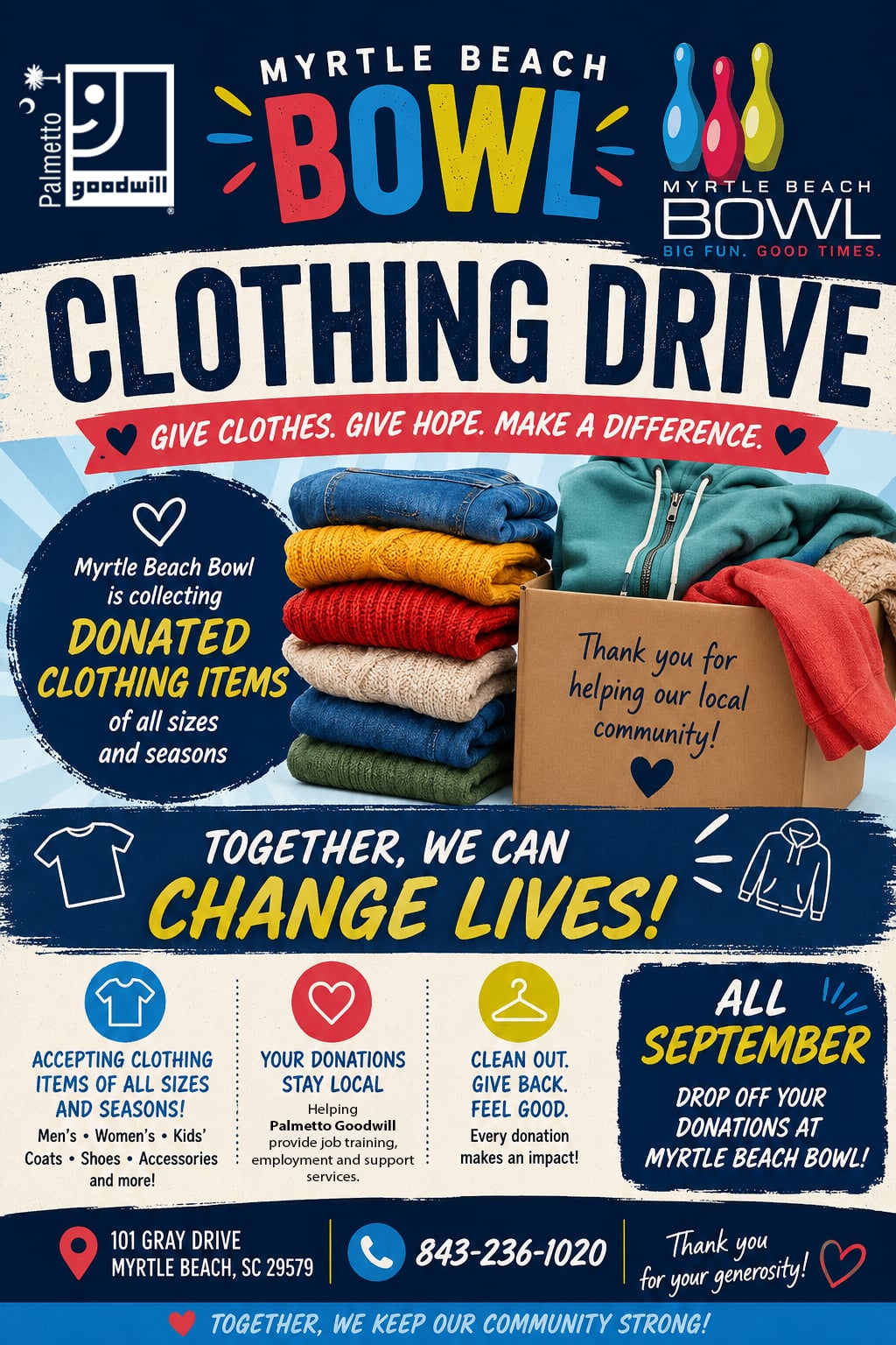 Goodwill Clothing Drive September 2026